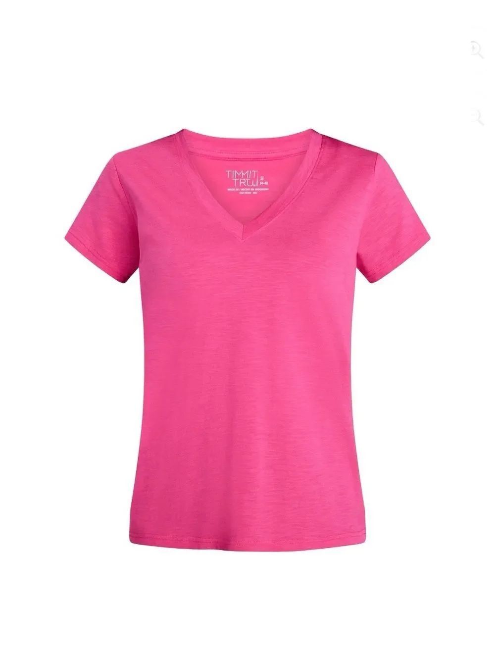 Women's Slub V Neck Short Sleeve T-Shirts 3-Pack Size XXL - Picture 5 of 9